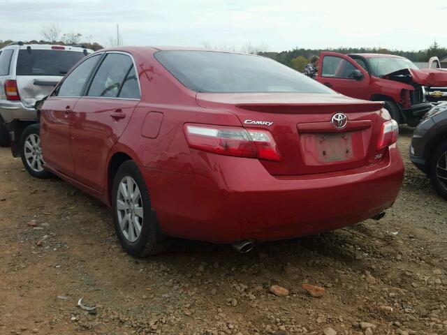 4T1BK46K78U060814 - 2008 TOYOTA CAMRY LE წითელი ფოტო 3