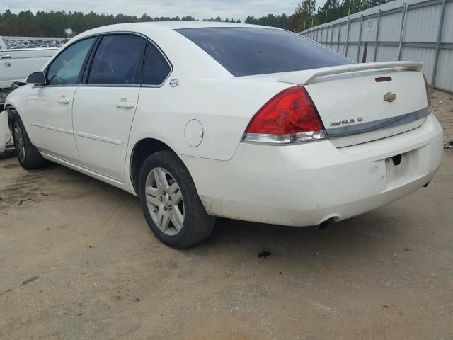 2G1WC581169426461 - 2006 CHEVROLET IMPALA LT WHITE photo 3