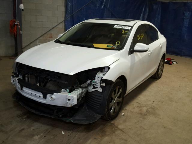 JM1BL1SGXA1302990 - 2010 MAZDA 3 I WHITE photo 2