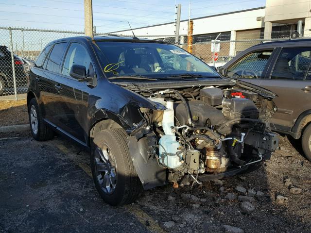 2FMDK3JCXDBB52292 - 2013 FORD EDGE SEL BLACK photo 1