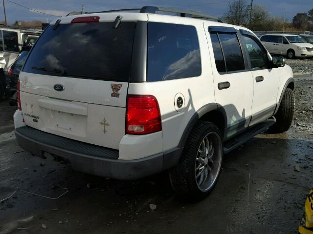 1FMZU73K83UB38671 - 2003 FORD EXPLORER X WHITE photo 4