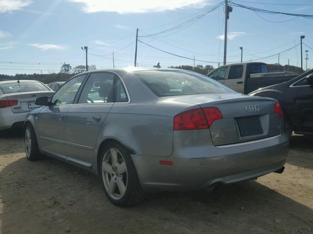 WAUDH78E48A088752 - 2008 AUDI A4 3.2 QUA SILVER photo 3