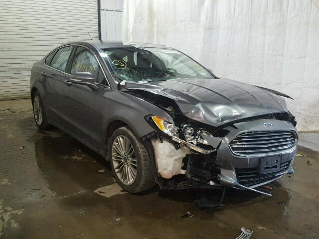 3FA6P0H95DR339941 - 2013 FORD FUSION SE GRAY photo 1