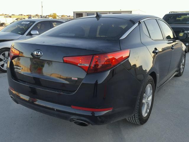 5XXGM4A7XDG175169 - 2013 KIA OPTIMA LX BLACK photo 4