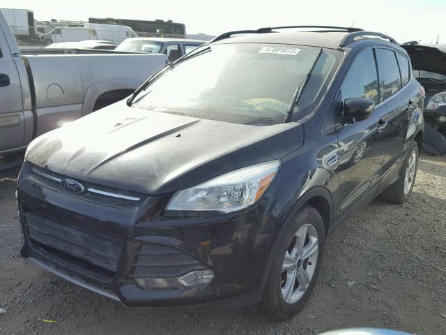 1FMCU0GX1EUA63169 - 2014 FORD ESCAPE SE BLACK photo 2