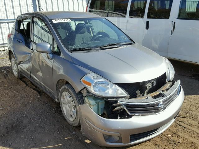 3N1BC1CP1CK247347 - 2012 NISSAN VERSA S GRAY photo 1