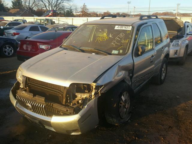 4M2CU57126KJ08463 - 2006 MERCURY MARINER SILVER photo 2