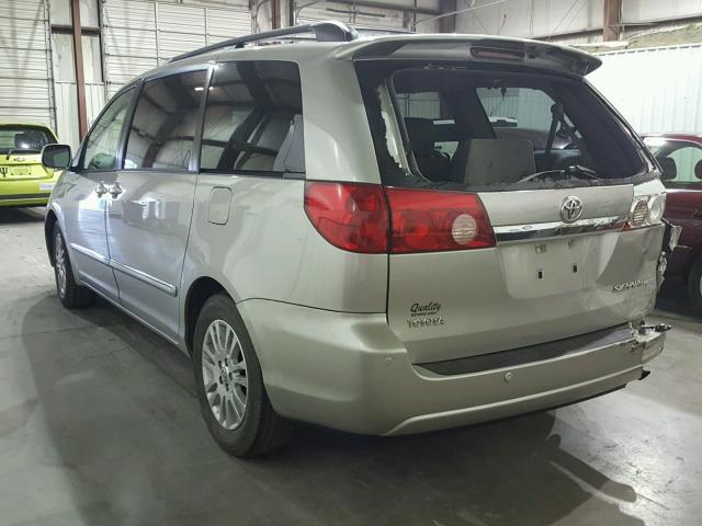 5TDZK22C97S096934 - 2007 TOYOTA SIENNA XLE SILVER photo 3