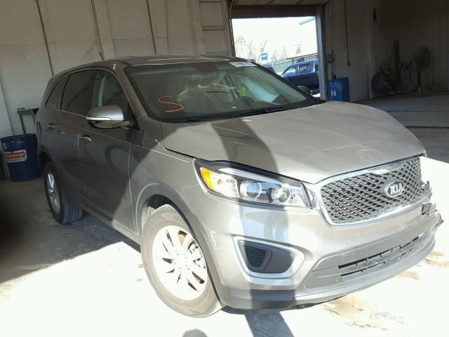 5XYPG4A37GG053938 - 2016 KIA SORENTO LX GRAY photo 1