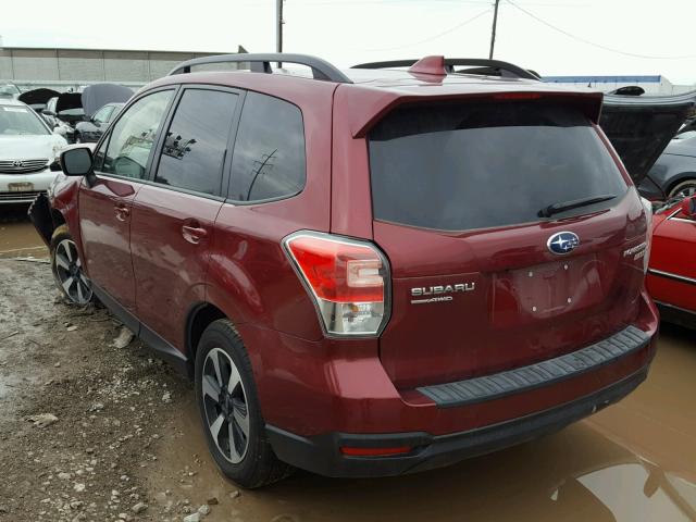 JF2SJAEC1HH548912 - 2017 SUBARU FORESTER 2 MAROON photo 3