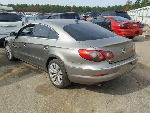 WVWML73C39E531359 - 2009 VOLKSWAGEN CC SPORT GRAY photo 3