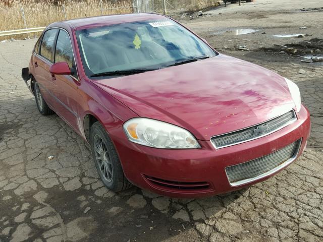 2G1WT58K069217799 - 2006 CHEVROLET IMPALA LT BURGUNDY photo 1