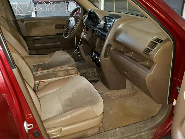 SHSRD78813U113002 - 2003 HONDA CR-V EX მუქწითელი ფოტო 5