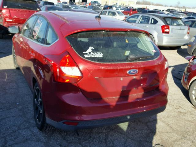 1FAHP3N20CL266587 - 2012 FORD FOCUS TITA RED photo 3