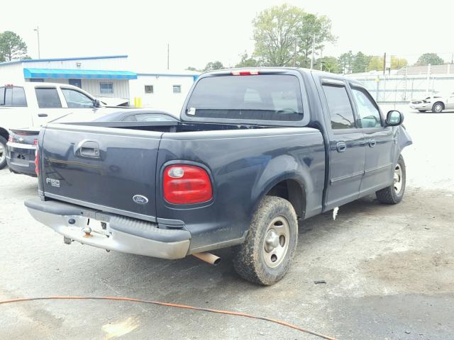 1FTRW07613KA98027 - 2003 FORD F150 SUPER BLUE photo 4