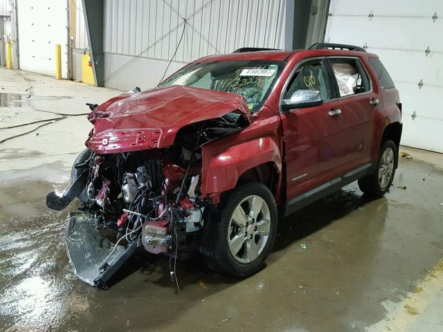 2GKFLWE31E6279582 - 2014 GMC TERRAIN SL BURGUNDY photo 2