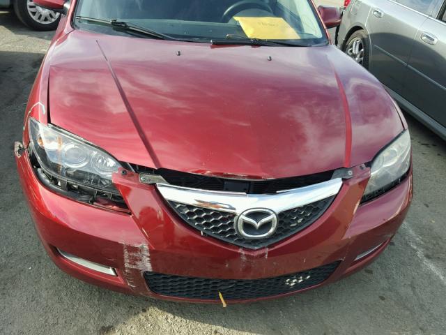 JM1BK32G791254343 - 2009 MAZDA 3 I RED photo 9