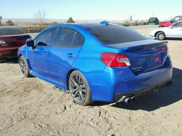 JF1VA1E67H9812947 - 2017 SUBARU WRX PREMIU BLUE photo 3