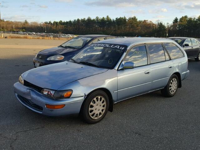 JT2AE09W0P0025691 - 1993 TOYOTA COROLLA BA BLUE photo 2