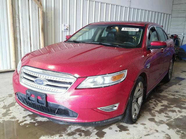 1FAHP2KT5AG101311 - 2010 FORD TAURUS SHO RED photo 2