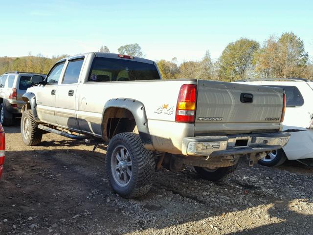 1GCHK23122F194656 - 2002 CHEVROLET SILVERADO TAN photo 3