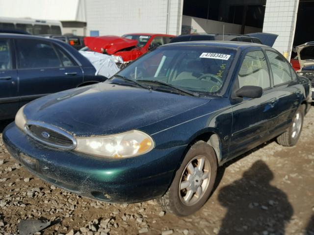 3FAFP6630YM110281 - 2000 FORD CONTOUR SE GREEN photo 2