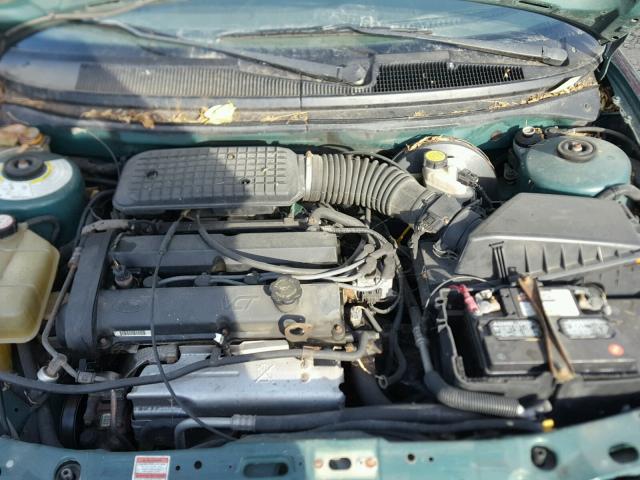 3FAFP6630YM110281 - 2000 FORD CONTOUR SE GREEN photo 7