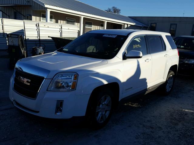 2GKALMEKXD6432786 - 2013 GMC TERRAIN SL WHITE photo 2