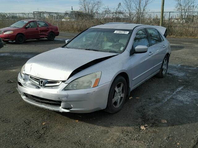 JHMCN36425C800488 - 2005 HONDA ACCORD HYB SILVER photo 2