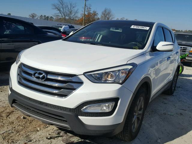 5XYZU3LB4DG003669 - 2013 HYUNDAI SANTA FE S WHITE photo 2