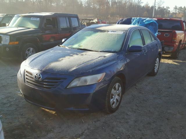 4T1BE46K99U350853 - 2009 TOYOTA CAMRY BASE BLUE photo 2