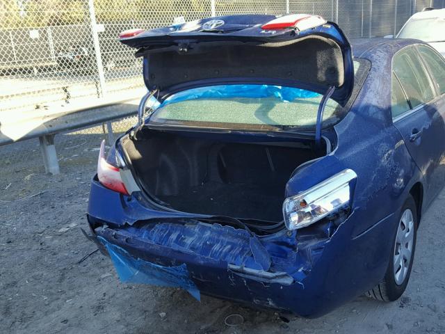 4T1BE46K99U350853 - 2009 TOYOTA CAMRY BASE BLUE photo 9