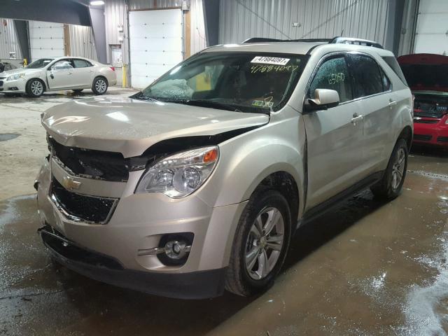 1GNFLGEK5EZ126787 - 2014 CHEVROLET EQUINOX LT SILVER photo 2