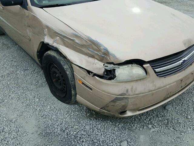 1G1ND52J416127063 - 2001 CHEVROLET MALIBU TAN photo 9