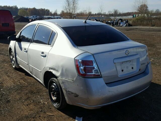 3N1AB61E98L675939 - 2008 NISSAN SENTRA 2.0 SILVER photo 3