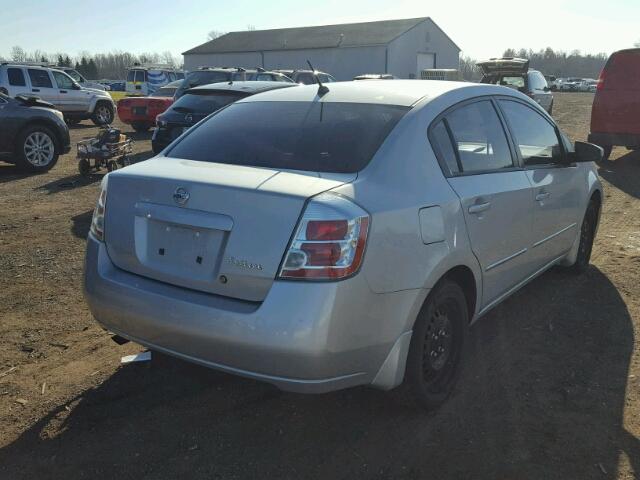 3N1AB61E98L675939 - 2008 NISSAN SENTRA 2.0 SILVER photo 4