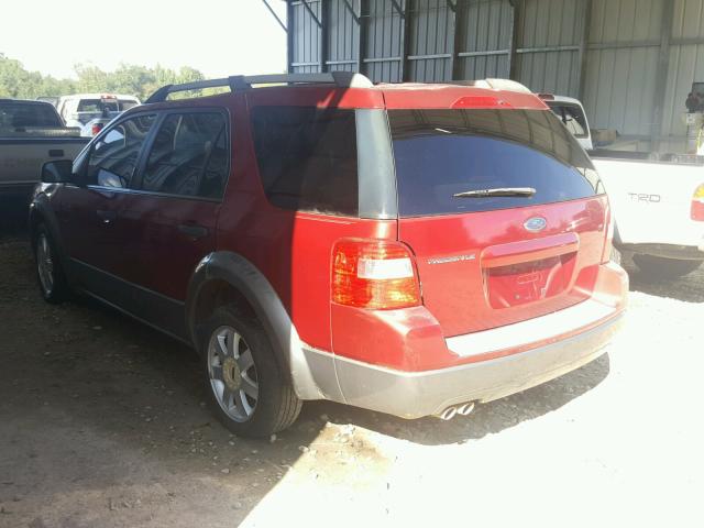 1FMZK01126GA06810 - 2006 FORD FREESTYLE RED photo 3