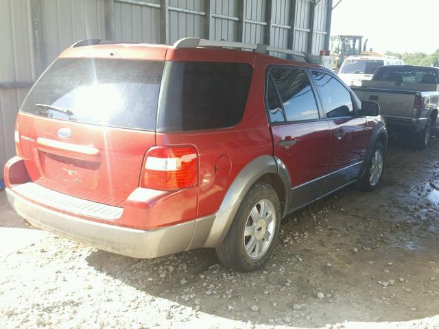 1FMZK01126GA06810 - 2006 FORD FREESTYLE RED photo 4
