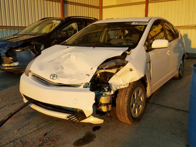 JTDKB20U473253767 - 2007 TOYOTA PRIUS WHITE photo 2