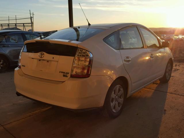 JTDKB20U473253767 - 2007 TOYOTA PRIUS WHITE photo 4