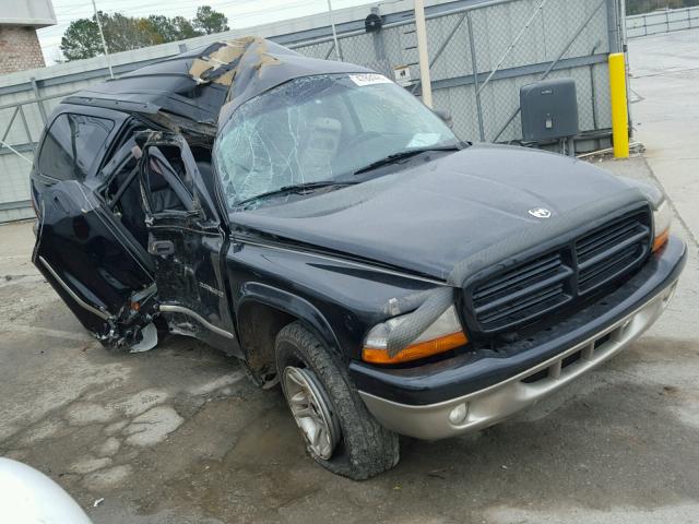 1B4HR28N51F542940 - 2001 DODGE DURANGO BLACK photo 1