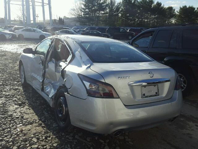 1N4AA5AP9EC485051 - 2014 NISSAN MAXIMA S SILVER photo 3