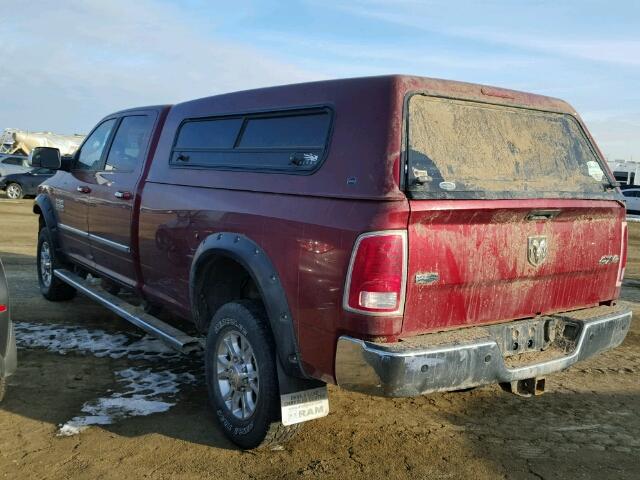 3C6UR5KL4EG304891 - 2014 RAM 2500 LARAM RED photo 3