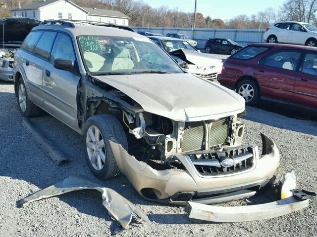 4S4BP61C987326765 - 2008 SUBARU OUTBACK 2. TAN photo 1