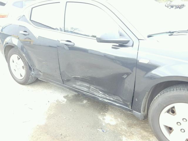 1B3LC46K88N229854 - 2008 DODGE AVENGER SE BLACK photo 9