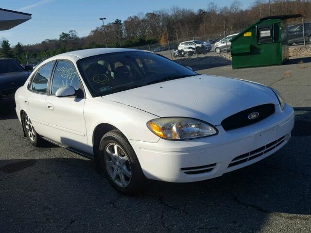 1FAFP56U07A131632 - 2007 FORD TAURUS SEL WHITE photo 1