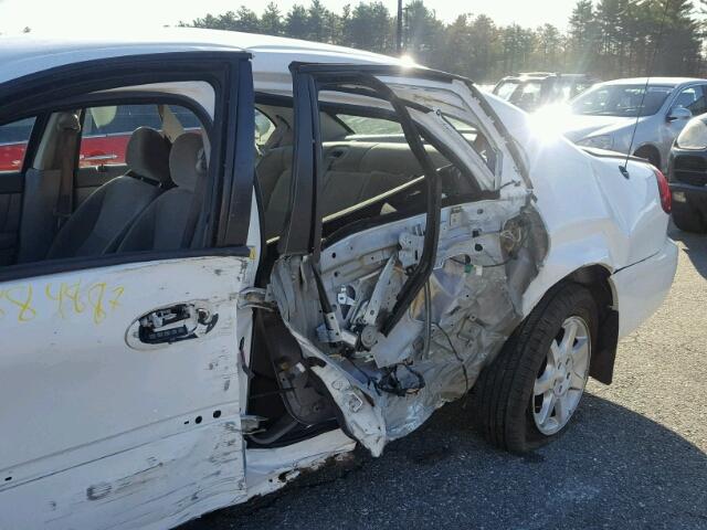 1FAFP56U07A131632 - 2007 FORD TAURUS SEL WHITE photo 9