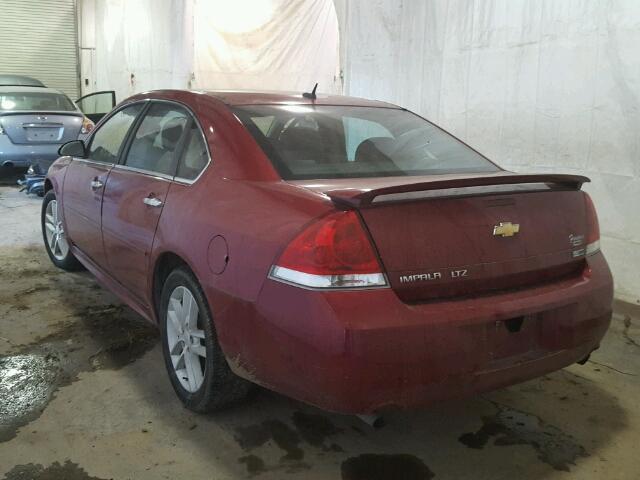 2G1WC5E32D1107572 - 2013 CHEVROLET IMPALA LTZ RED photo 3