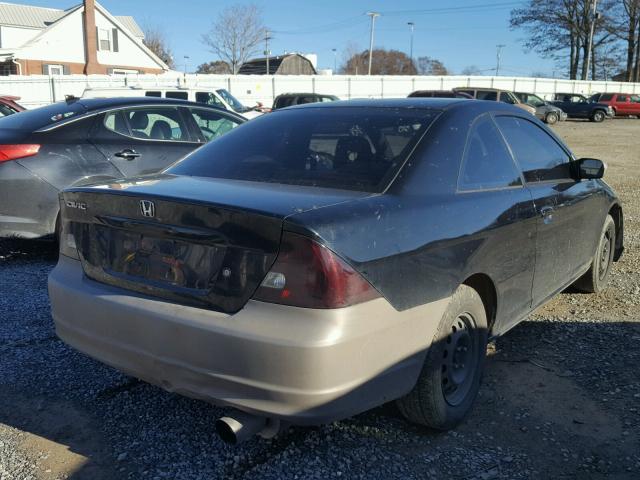 1HGEM21582L063544 - 2002 HONDA CIVIC LX BLACK photo 4