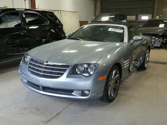 1C3LN65L47X072622 - 2007 CHRYSLER CROSSFIRE SILVER photo 2